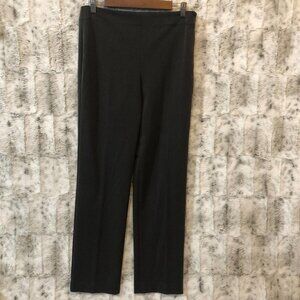 Talbots Pants Women's Size 8 Heritage Petites Gray Polyester Blend Side Zipper